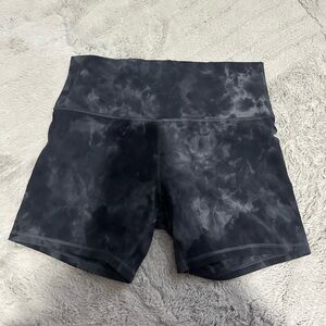 lululemon athletica Black Patterned Athletic Shorts